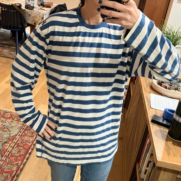 DC long sleeve stripe tee medium - Picture 1 of 4
